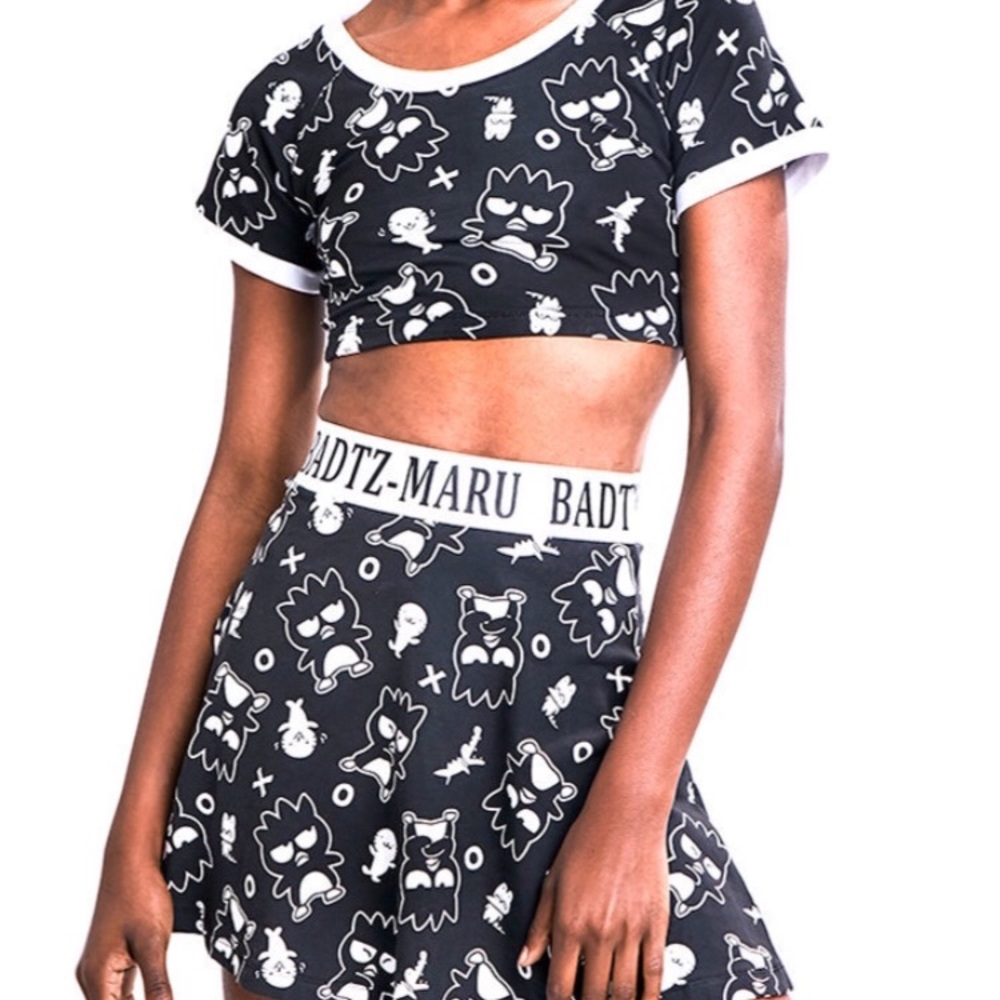 Nylon X Sanrio badtz maru skirt top set M